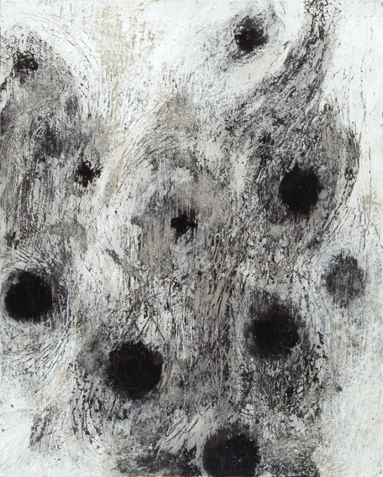 Sylvie Mermoud, Peinture acrylique sur papier