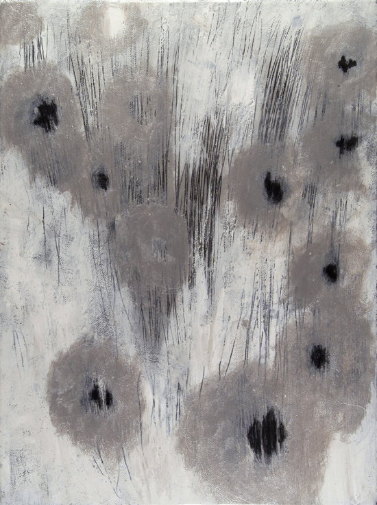 Sylvie Mermoud, Peinture acrylique sur papier