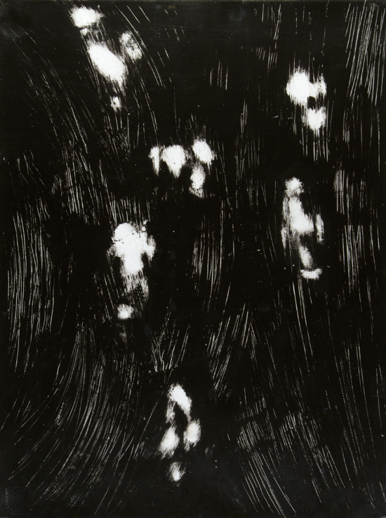 Sylvie Mermoud, Peinture acrylique sur papier