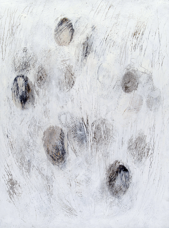 Sylvie Mermoud, Peinture acrylique sur papier