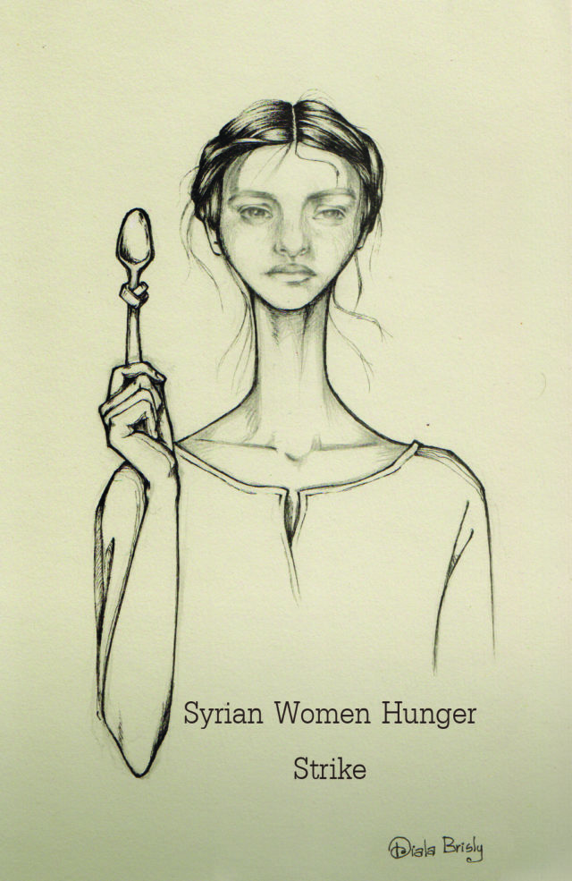 Syrian Voices, Diala Brisly - hunger strike
