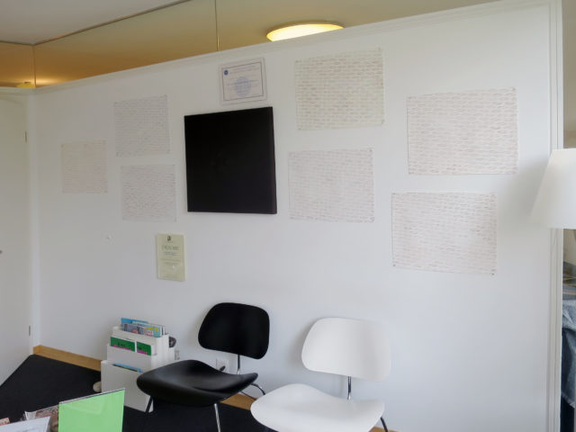 François Kohler, des ronds dans l'eau, vue d'exposition