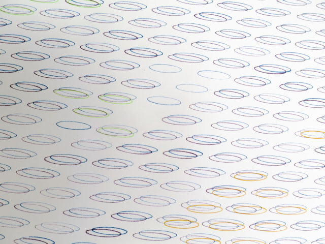 François Kohler, des ronds dans l'eau, vue d'exposition