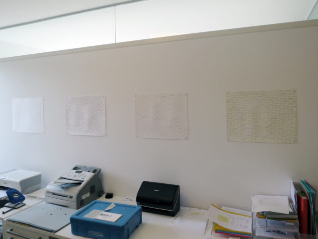 François Kohler, des ronds dans l'eau, vue d'exposition