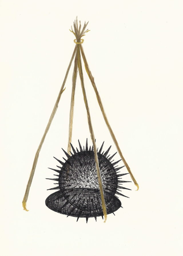 Sylvie Mermoud & Pierre Bonard, ain't no mountain high enough, dessin à l'aquarelle et encre de chine