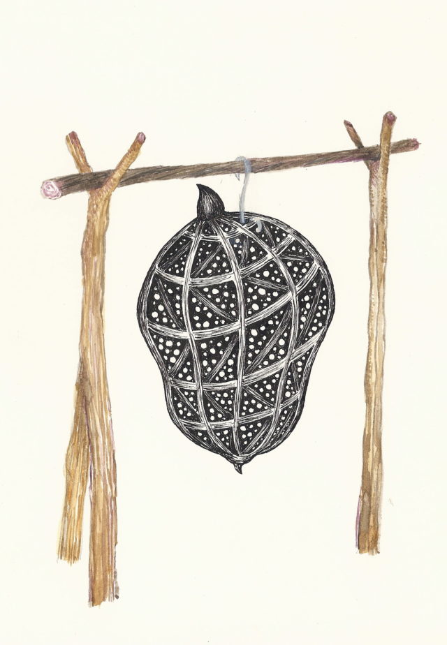 Sylvie Mermoud & Pierre Bonard, ain't no mountain high enough, dessin à l'aquarelle et encre de chine