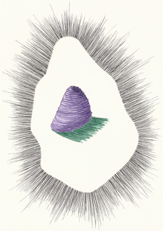 Sylvie Mermoud & Pierre Bonard, ain't no mountain high enough, dessin à l'aquarelle et encre de chine