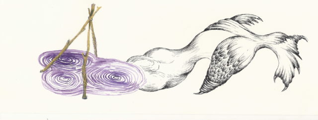 Sylvie Mermoud & Pierre Bonard, ain't no mountain high enough, dessin à l'aquarelle et encre de chine