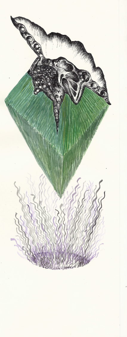 Sylvie Mermoud & Pierre Bonard, ain't no mountain high enough, dessin à l'aquarelle et encre de chine