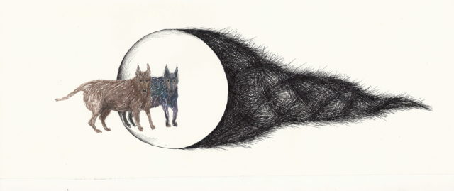 Sylvie Mermoud & Pierre Bonard, ain't no mountain high enough, dessin à l'aquarelle et encre de chine