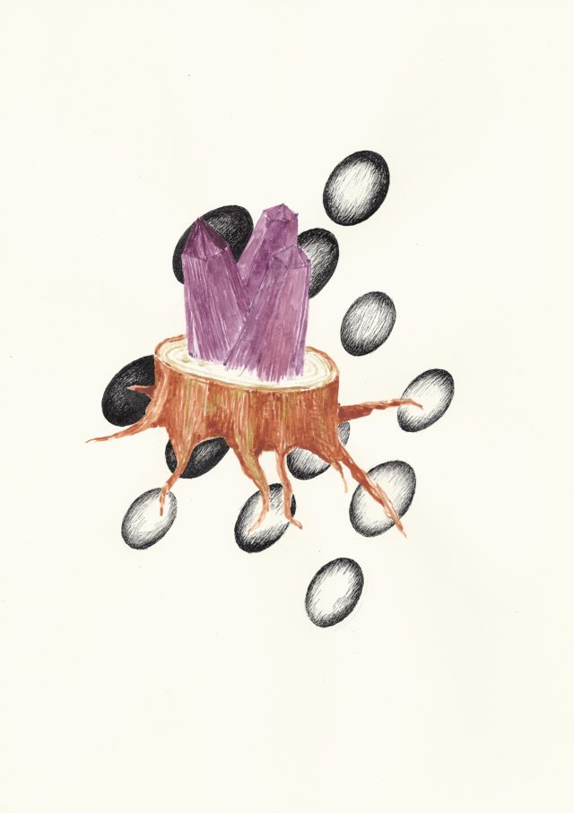 Sylvie Mermoud & Pierre Bonard, ain't no mountain high enough, dessin à l'aquarelle et encre de chine