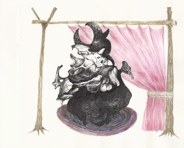 Sylvie Mermoud & Pierre Bonard, ain't no mountain high enough, dessin à l'aquarelle et encre de chine