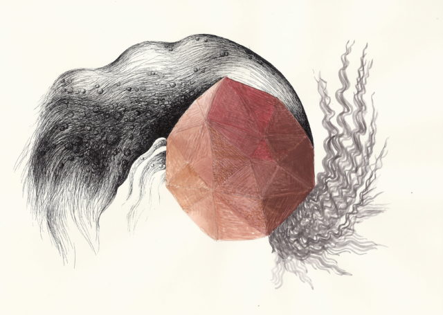 Sylvie Mermoud & Pierre Bonard, ain't no mountain high enough, dessin à l'aquarelle et encre de chine