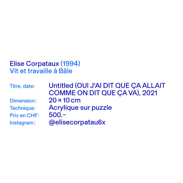 February Blues 1-28 – Valentin 61 soutient les artistes indépendants