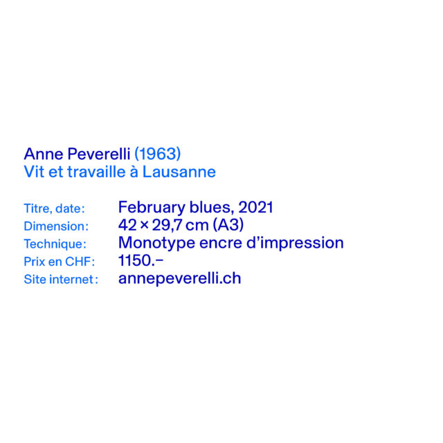 February Blues 1-28 – Valentin 61 soutient les artistes indépendants