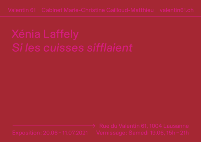 Xénia Lucie Laffely, Si les cuisses sifflaient